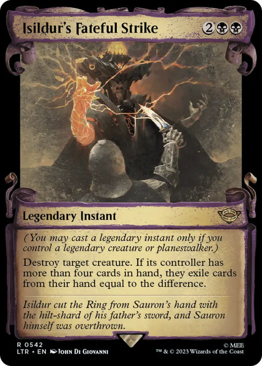 Isildur’s Fateful Strike [The Lord of the Rings: Tales of Middle-Earth Showcase Scrolls] - MTG Single