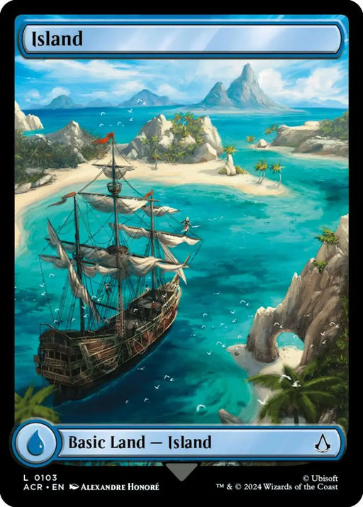 Island (0103) [Assassin’s Creed] - MTG Single