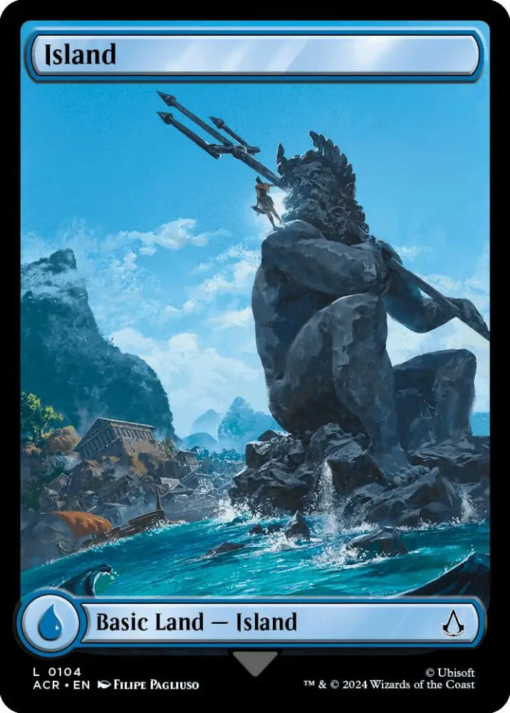Island (0104) [Assassin’s Creed] - MTG Single