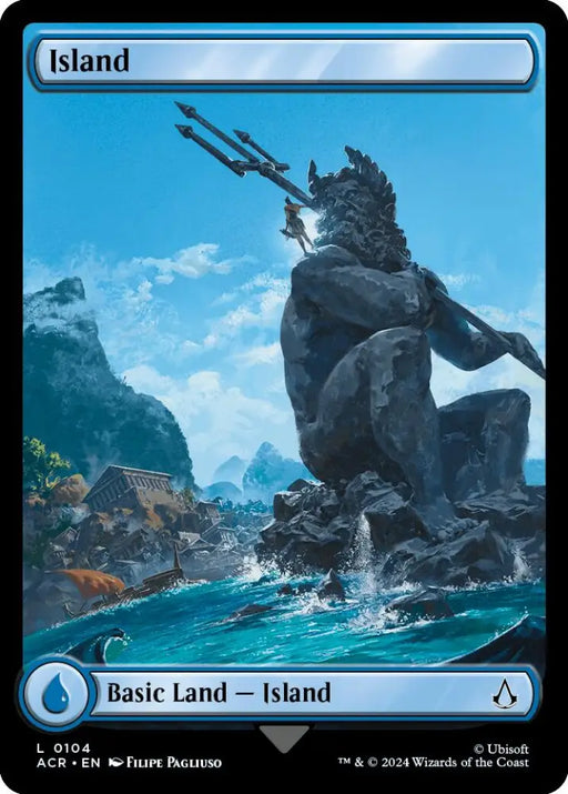Island (0104) [Assassin’s Creed] - MTG Single