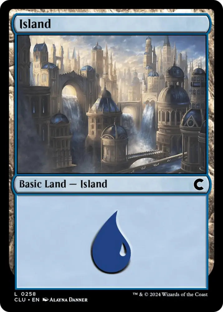 Island (0258) [Ravnica: Clue Edition] - MTG Single