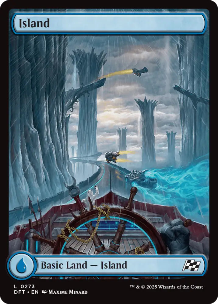 Island (0273) [Aetherdrift] - MTG Single