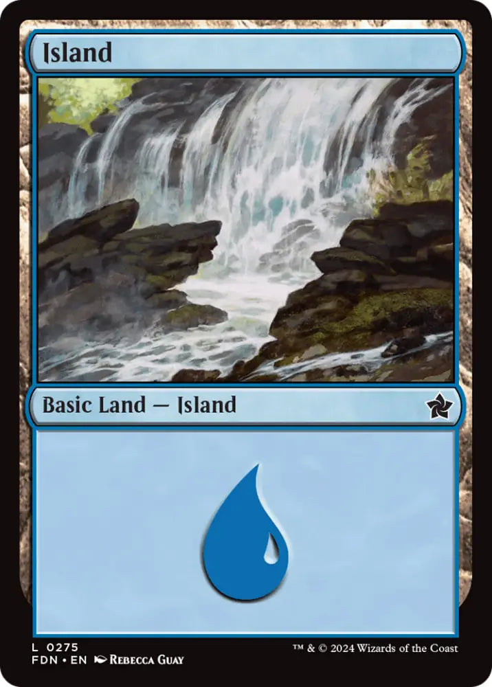 Island (0275) [Foundations] - MTG Single