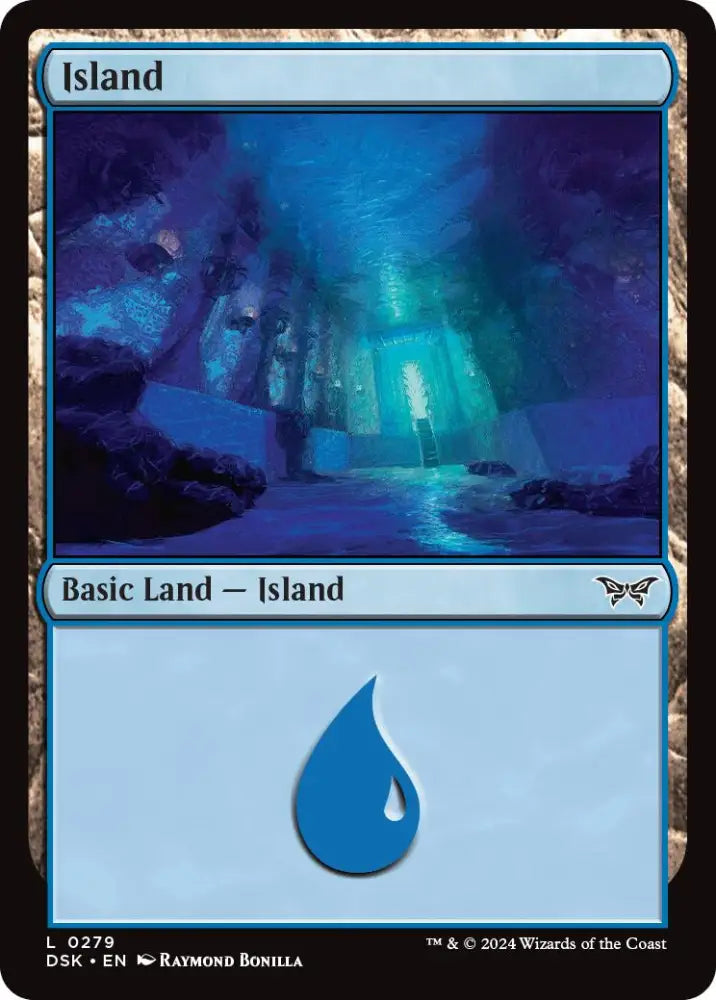 Island (0279) [Duskmourn: House of Horror] - MTG Single