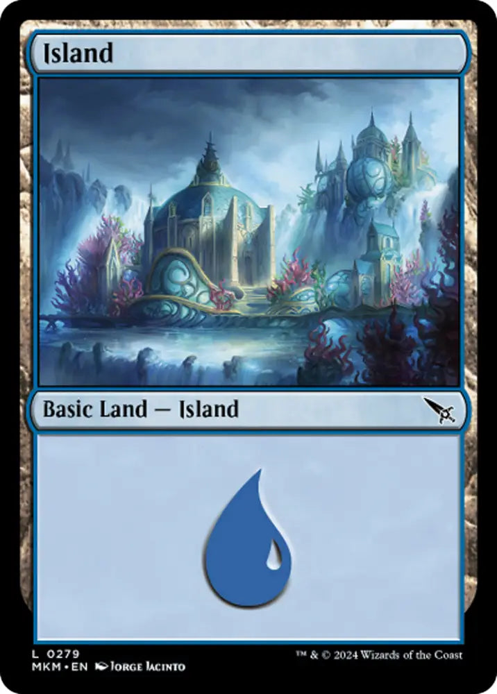 Island (0279) [Murders at Karlov Manor] - MTG Single