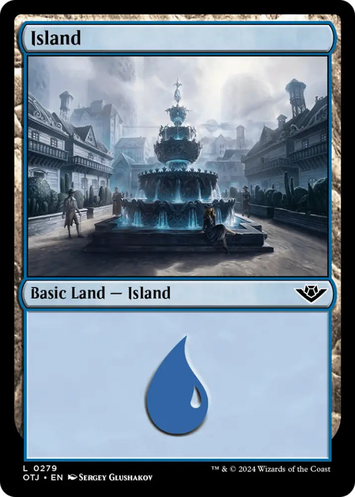 Island (0279) [Outlaws of Thunder Junction] - MTG Single