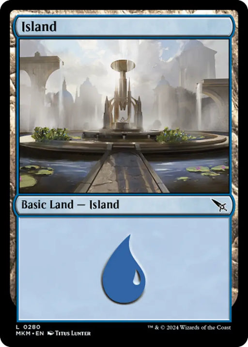 Island (0280) [Murders at Karlov Manor] - MTG Single