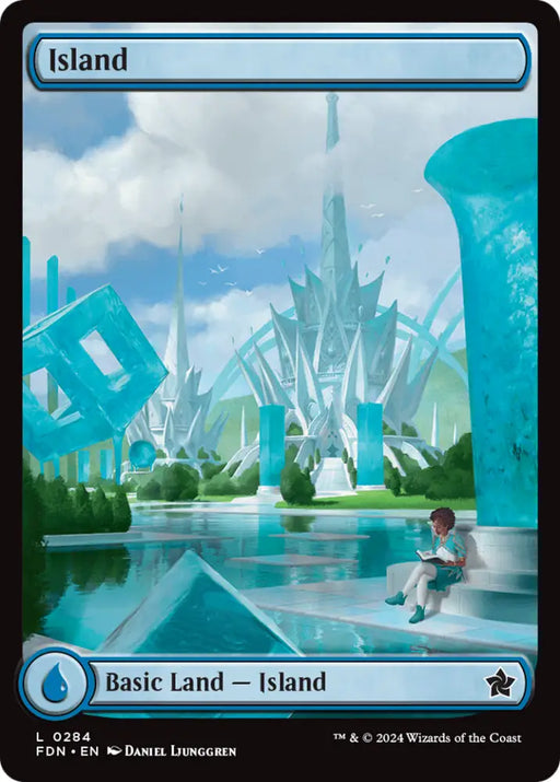 Island (0284) [Foundations] - MTG Single