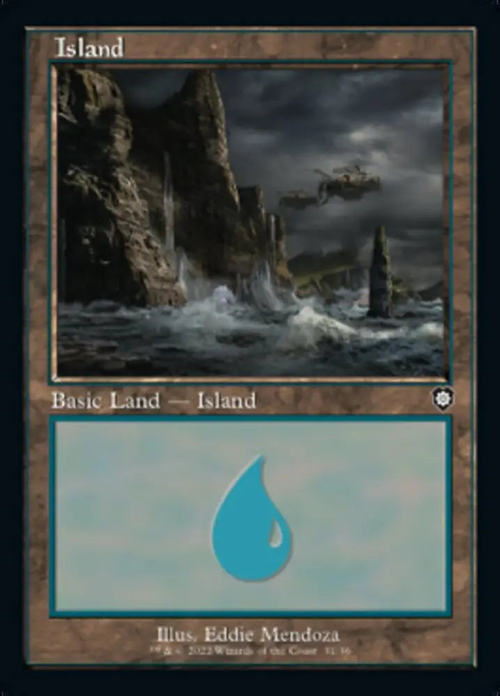 Island (031) (Retro) [The Brothers’ War Commander] - MTG Single