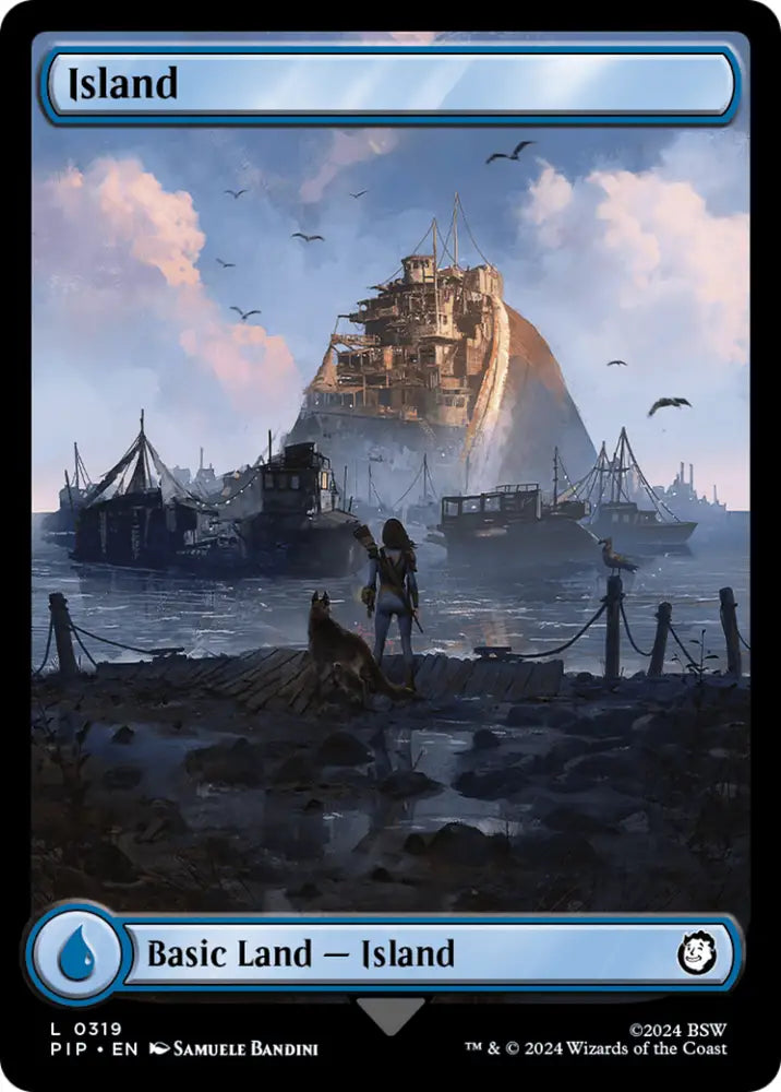 Island (0319) [Fallout] - MTG Single
