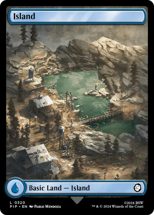 Island (0320) [Fallout] - MTG Single