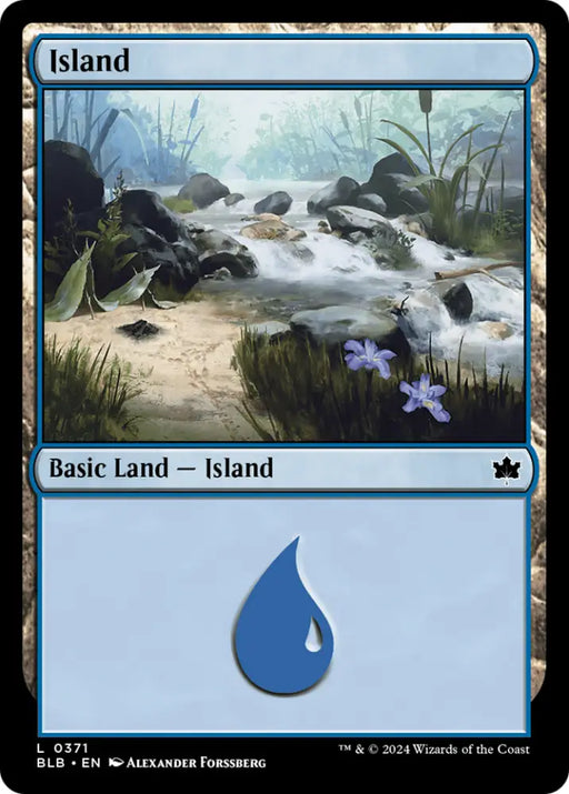 Island (0371) [Bloomburrow] - MTG Single