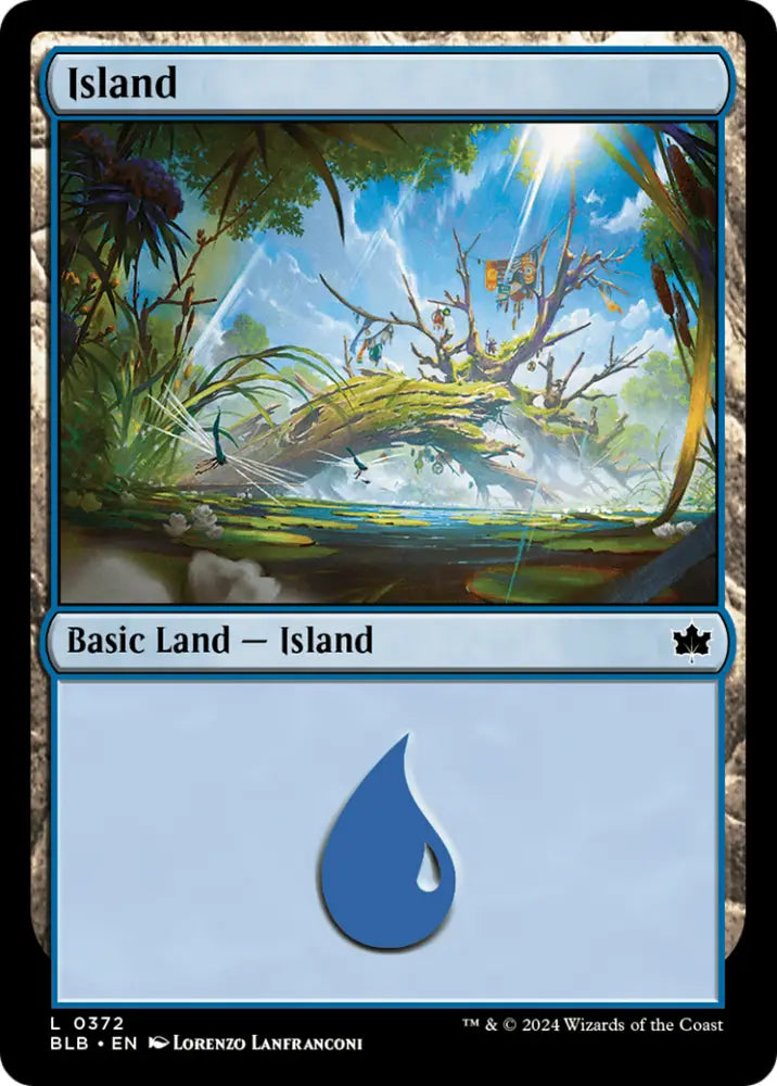 Island (0372) [Bloomburrow] - MTG Single