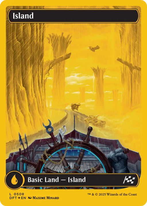 Island (0508) (First-Place Foil) [Aetherdrift] - MTG Single