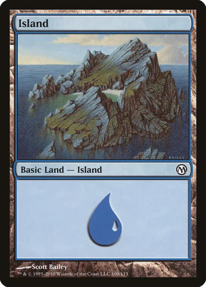 Island (100) [Duels of the Planeswalkers] - MTG Single