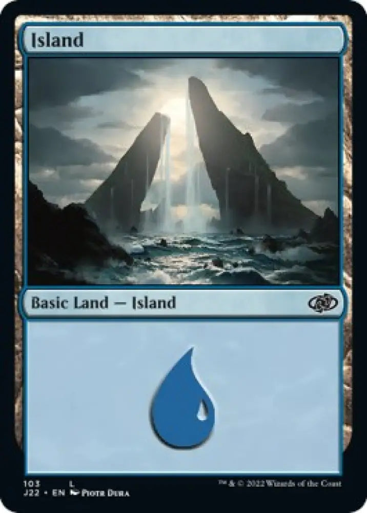 Island (103) [Jumpstart 2022] - MTG Single