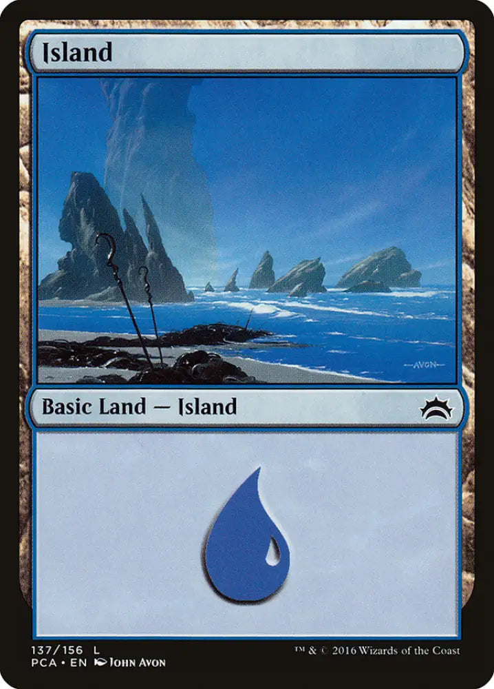 Island (137) [Planechase Anthology] - MTG Single