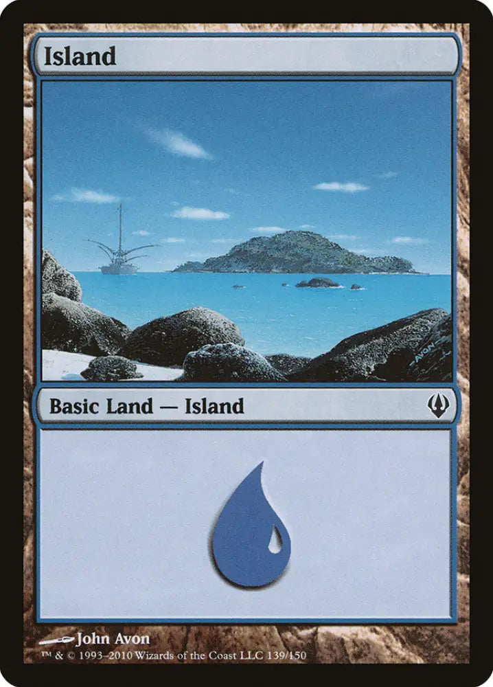 Island (139) [Archenemy] - MTG Single