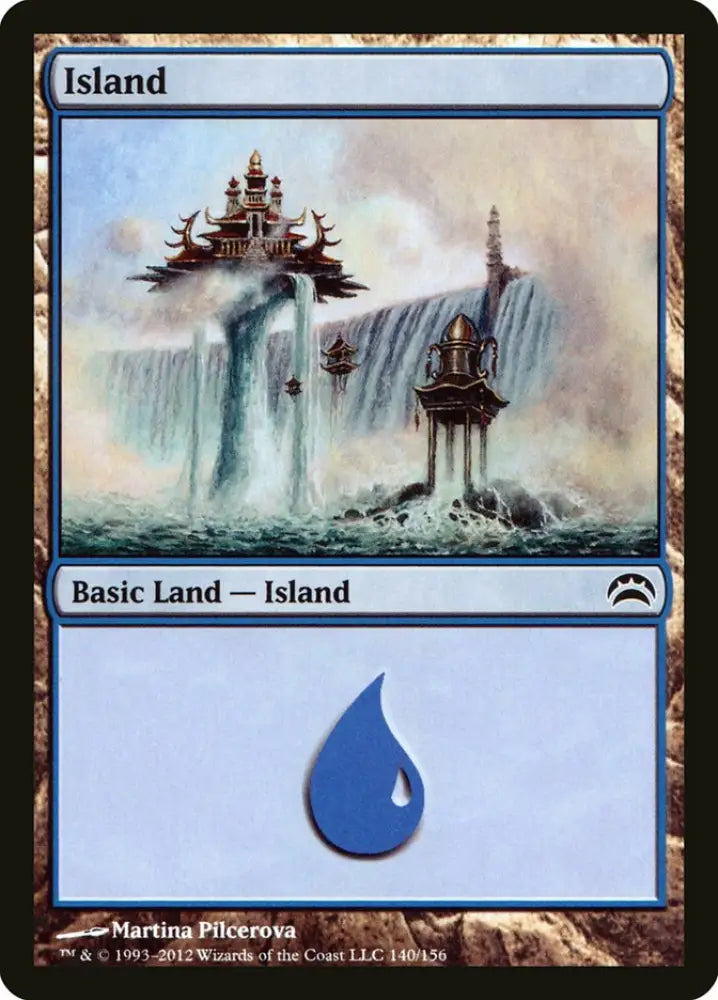 Island (140) [Planechase 2012] - MTG Single