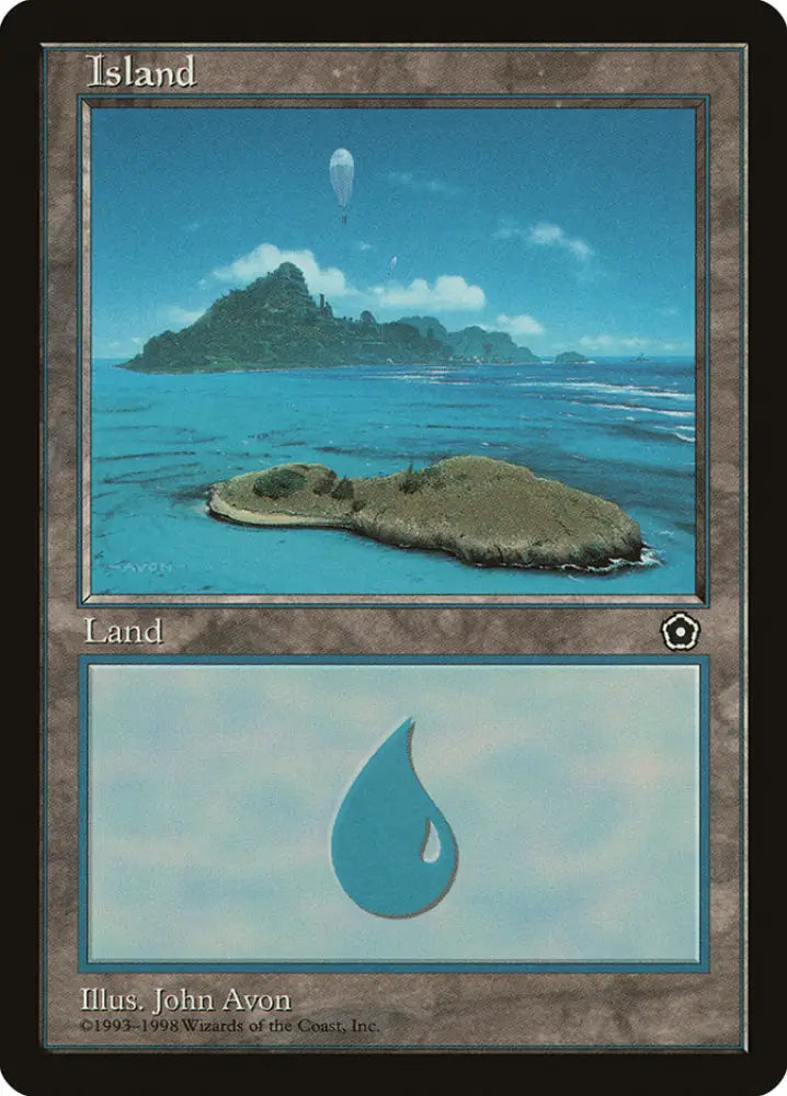 Island (155) [Portal Second Age] - MTG Single