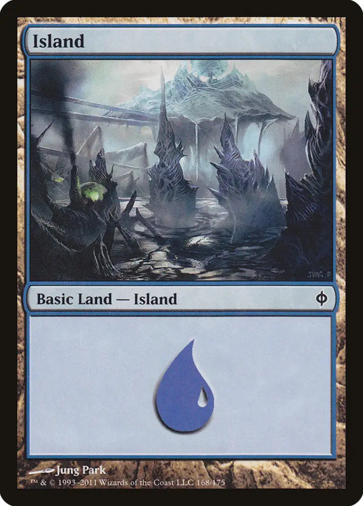 Island (168) [New Phyrexia] - MTG Single