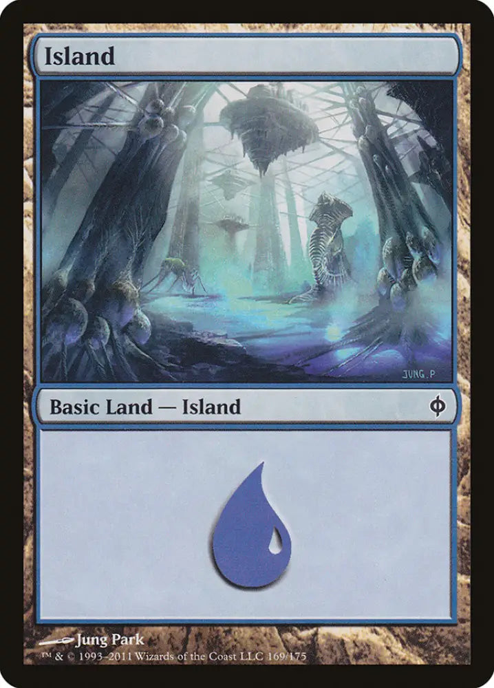 Island (169) [New Phyrexia] - MTG Single