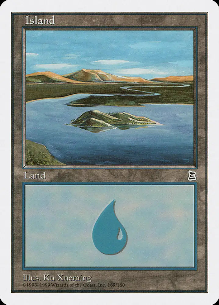 Island (169) [Portal Three Kingdoms] - MTG Single