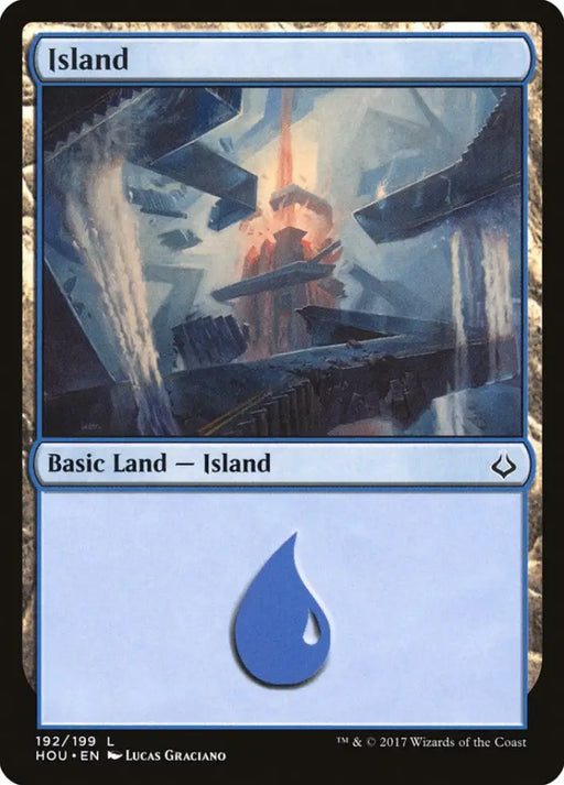 Island (192) [Hour of Devastation] - MTG Single