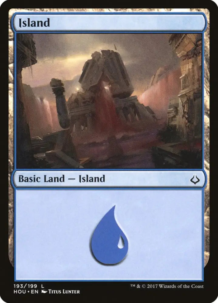 Island (193) [Hour of Devastation] - MTG Single