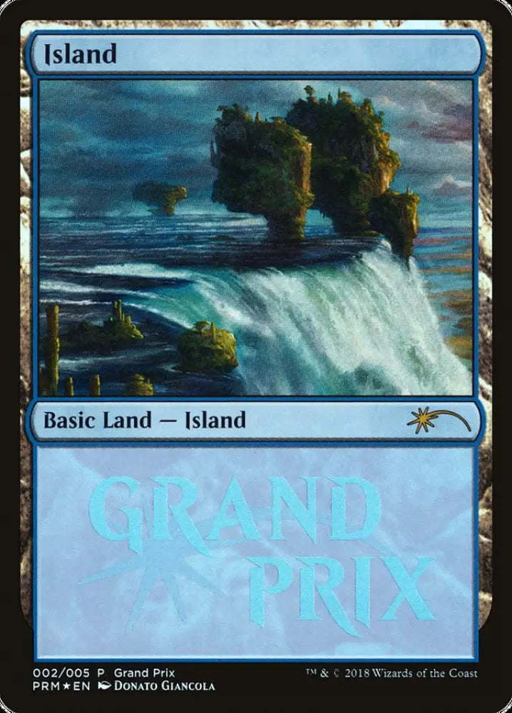 Island (2018b) [Grand Prix Promos] - MTG Single