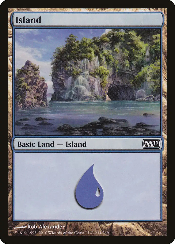 Island (234) [Magic 2011] - MTG Single