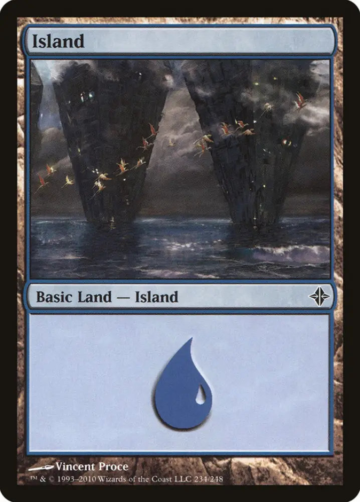 Island (234) [Rise of the Eldrazi] - MTG Single