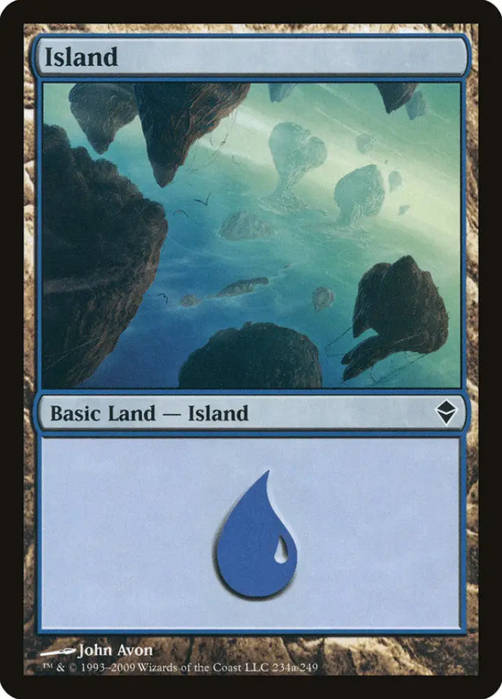 Island (234a) [Zendikar] - MTG Single