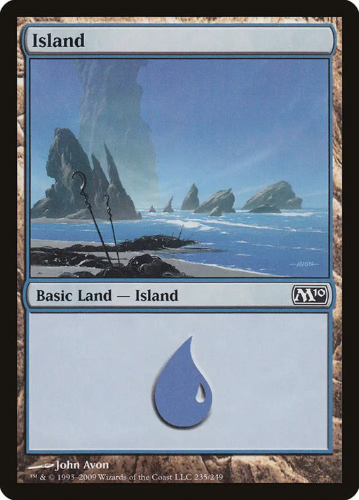 Island (235) [Magic 2010] - MTG Single