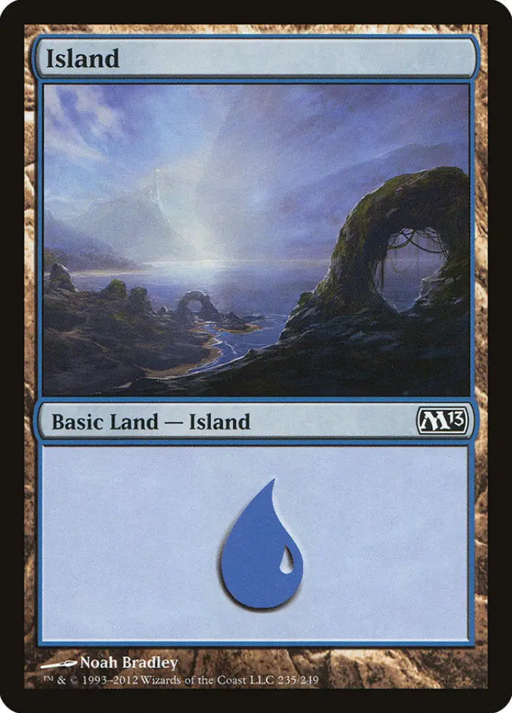 Island (235) [Magic 2013] - MTG Single