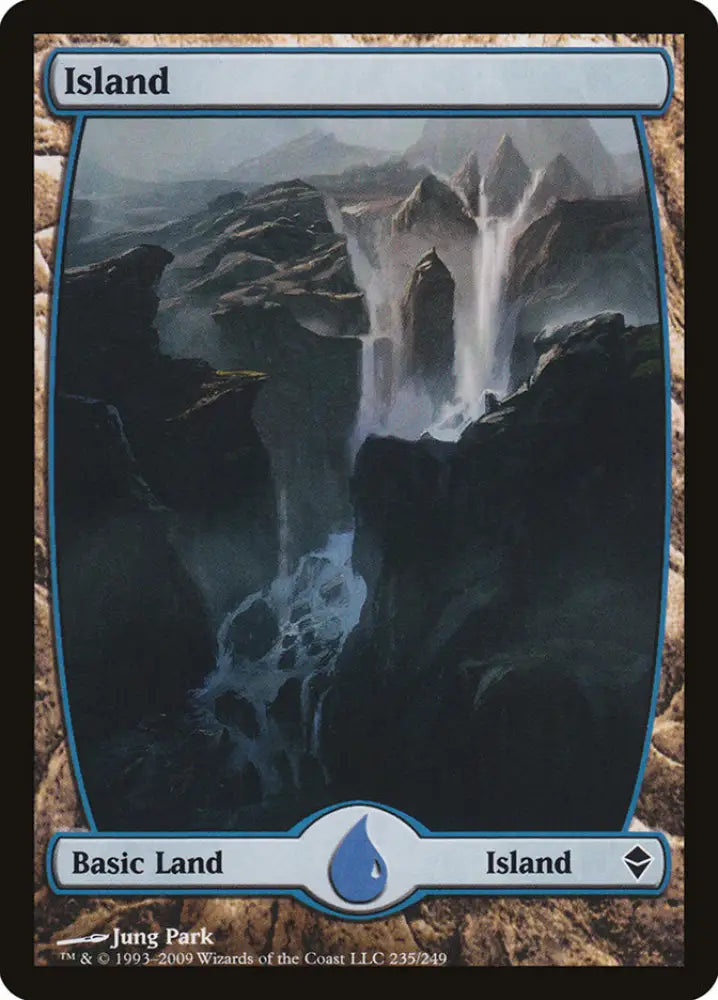 Island (235) [Zendikar] - MTG Single
