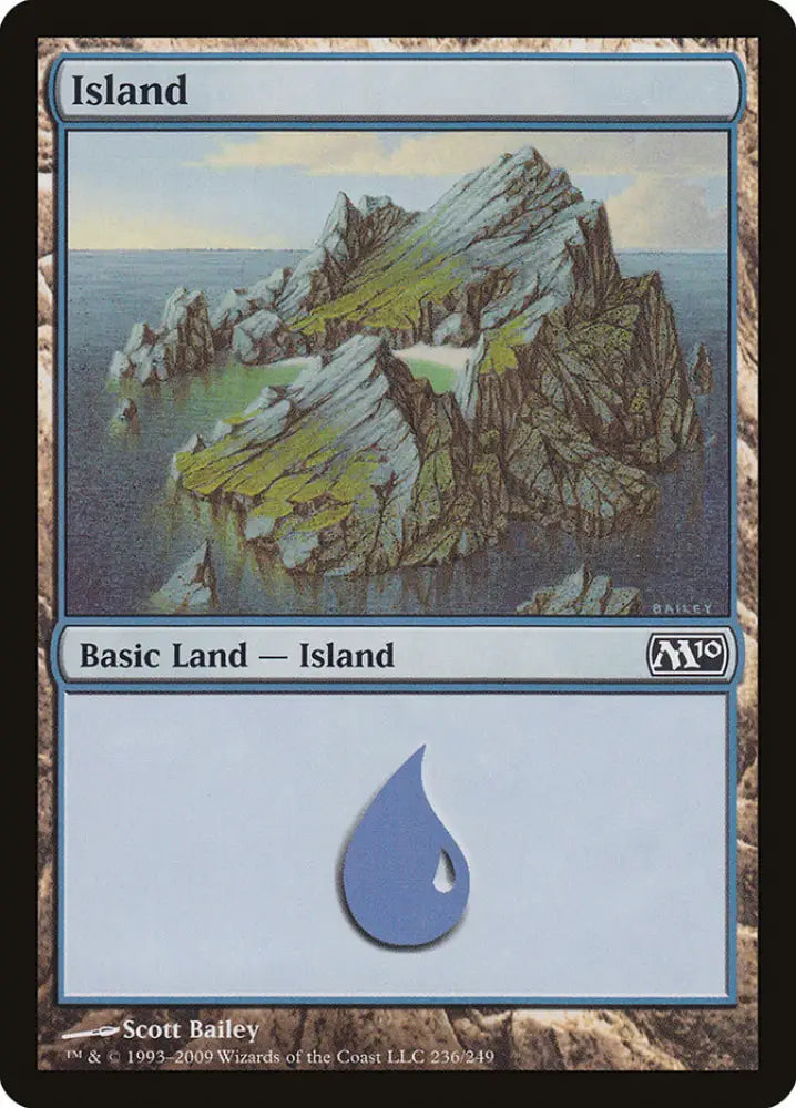 Island (236) [Magic 2010] - MTG Single