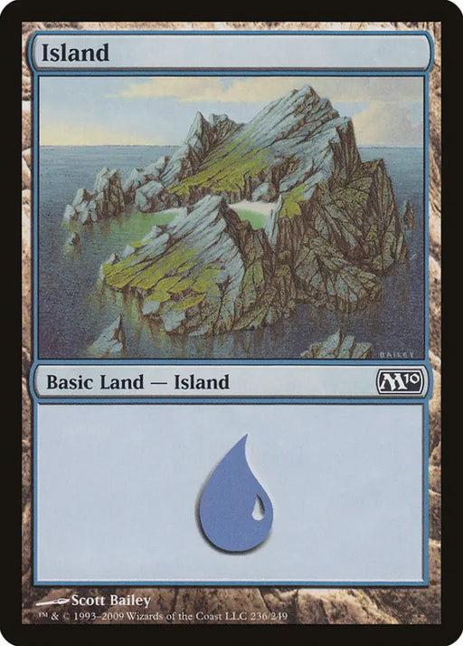 Island (236) [Magic 2010] - MTG Single