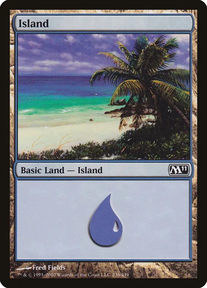 Island (236) [Magic 2011] - MTG Single