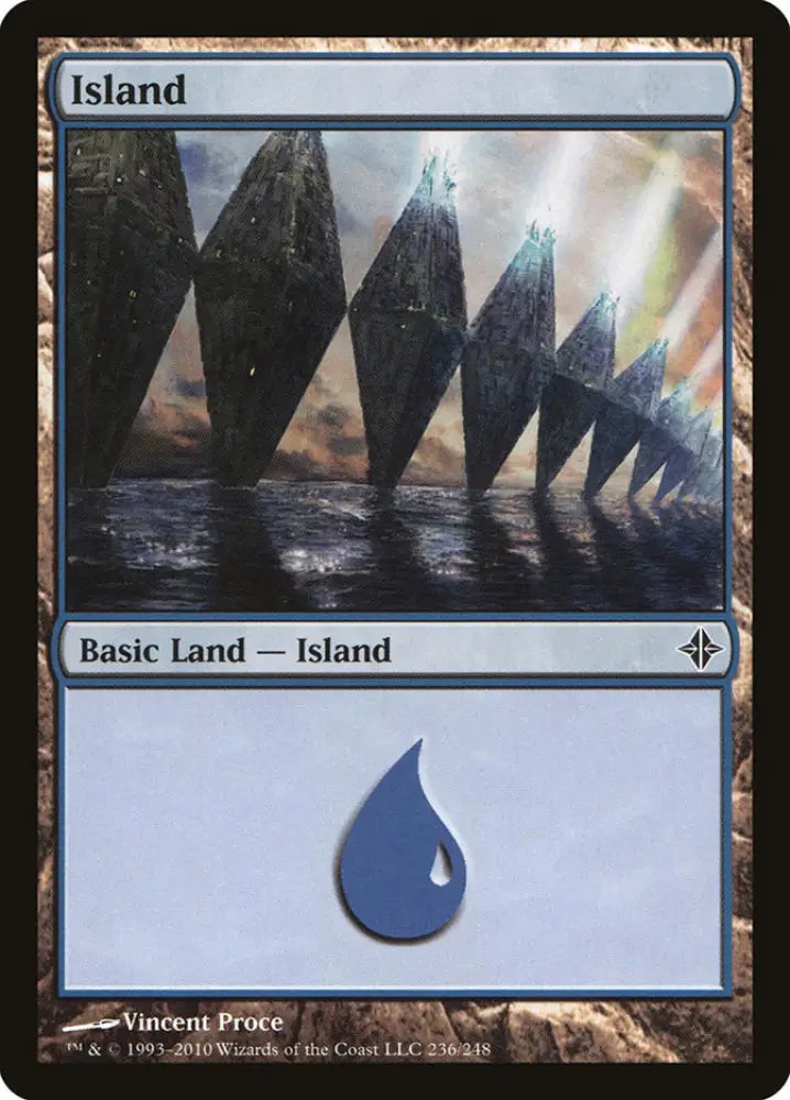 Island (236) [Rise of the Eldrazi] - MTG Single
