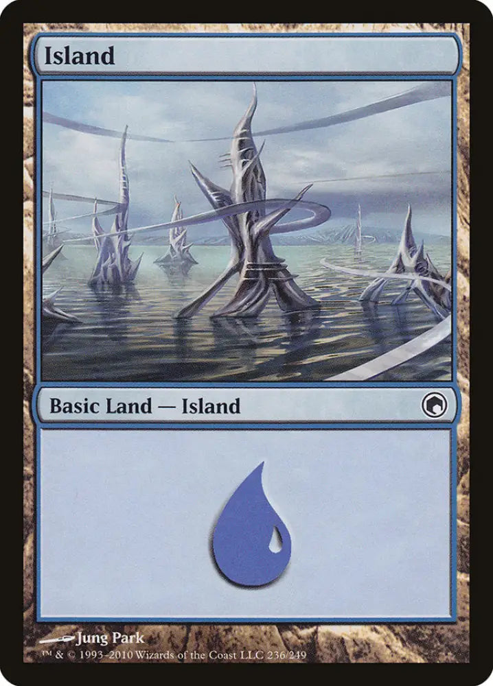 Island (236) [Scars of Mirrodin] - MTG Single