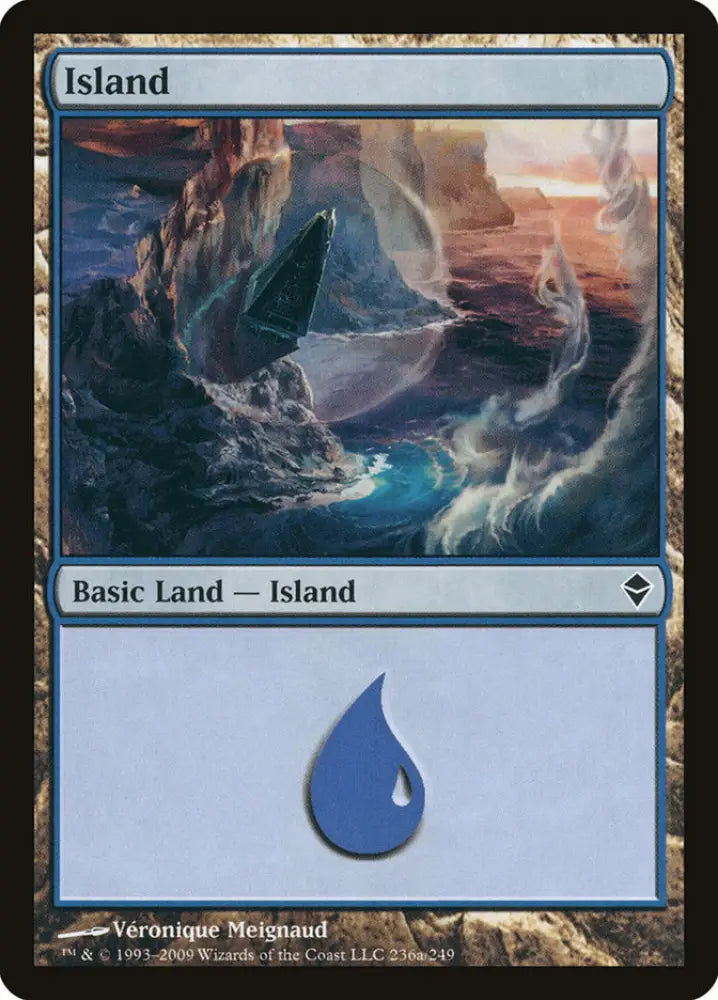 Island (236a) [Zendikar] - MTG Single
