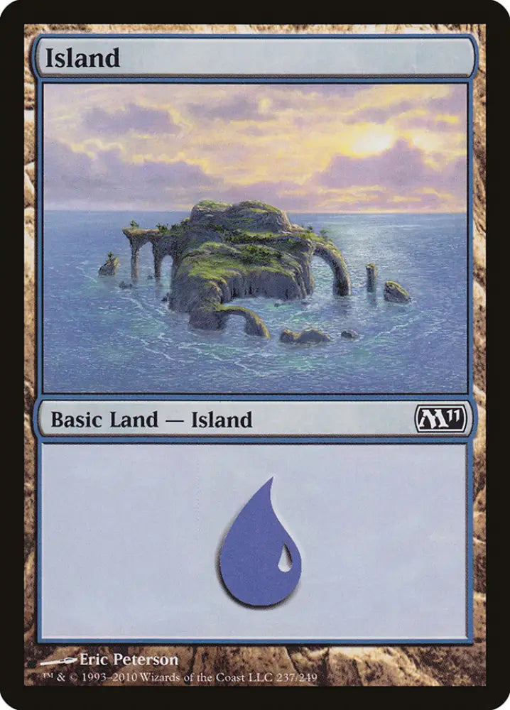 Island (237) [Magic 2011] - MTG Single