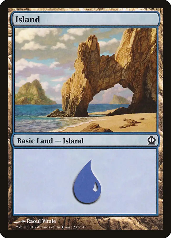 Island (237) [Theros] - MTG Single