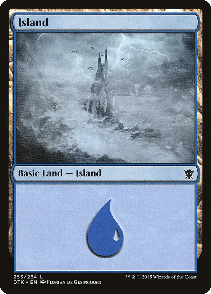 Island (253) [Dragons of Tarkir] - MTG Single