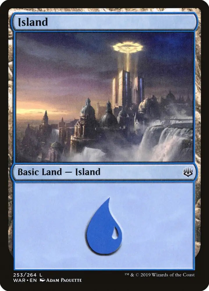 Island (253) [War of the Spark] - MTG Single