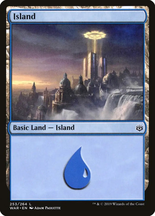 Island (253) [War of the Spark] - MTG Single