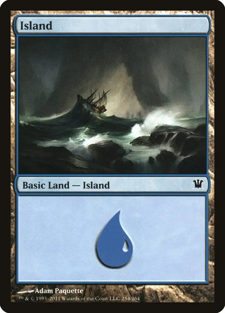 Island (254) [Innistrad] - MTG Single