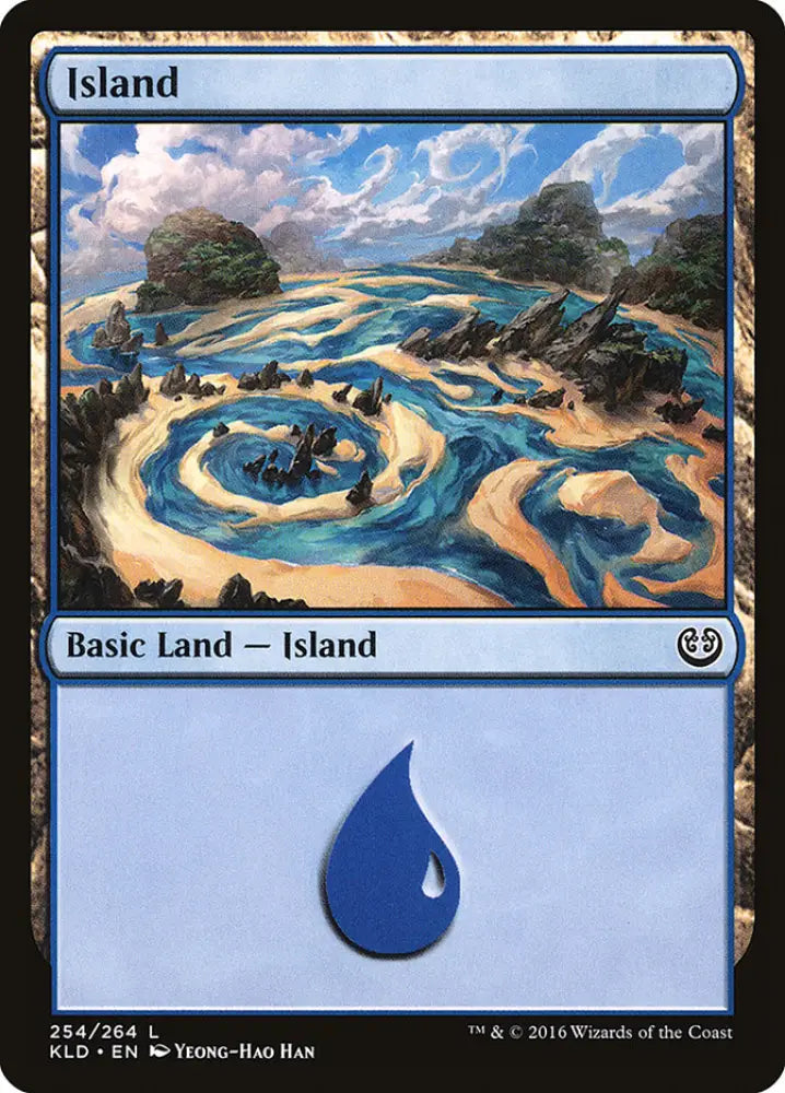 Island (254) [Kaladesh] - MTG Single