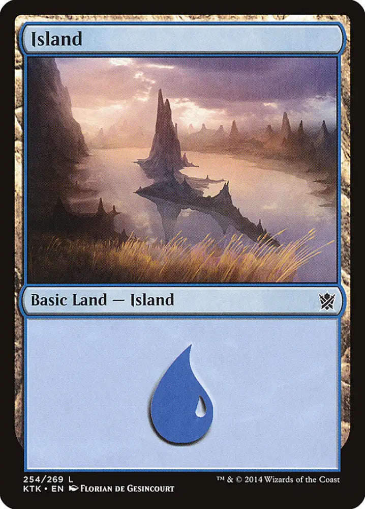 Island (254) [Khans of Tarkir] - MTG Single